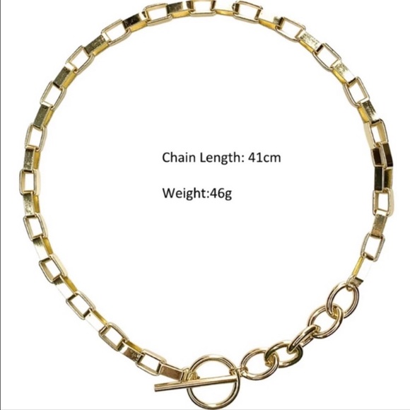 🔥Host Pick-New Chunky Gold Chain Necklace - Picture 7 of 9